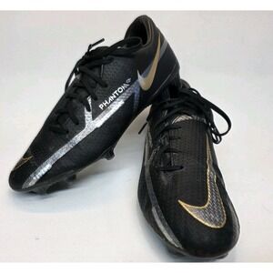 Mens Size 7.5 Nike Phantom GT2 Academy FG MG Black Metallic Gold  DA4433-007
